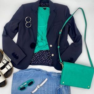 Marc Jacob Blue Cotton Blazer • Size 2